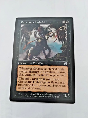 MTG Grotesque Hybrid Torment Regular Uncommon - Some Edge Wear - See Pics