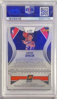 CAMERON JOHNSON 2019-20 PRIZM FACING FORWARD VARIATION ROOKIE SP