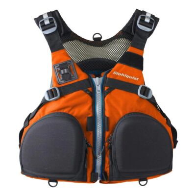Stohlquist Fisherman PFD, Orange, 2X-Large