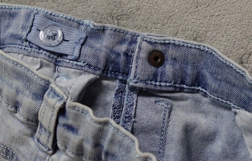 Garanimals Pants Girls 5T Blue Denim Straight Elastic Waist Light Wash Casual - Picture 9 of 12