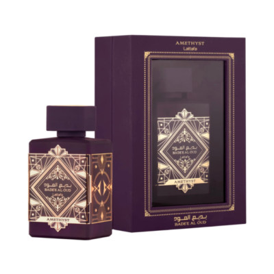 LATTAFA BADEE AL OUD AMETHYST EAU DE PARFUM SPRAY UNISEX 3.4 Oz / 100 ml NEW!!!