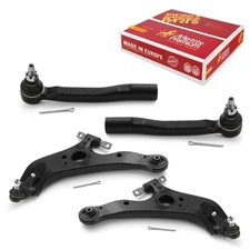 Front Outer Tie Rod End & Front Lower Control Arm Kit for Toyota Sienna 4 PCS