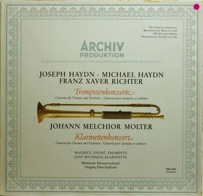 LP Joseph Haydn / Michael Haydn / Franz Xaver Richter / Johann Trompetenkonzert