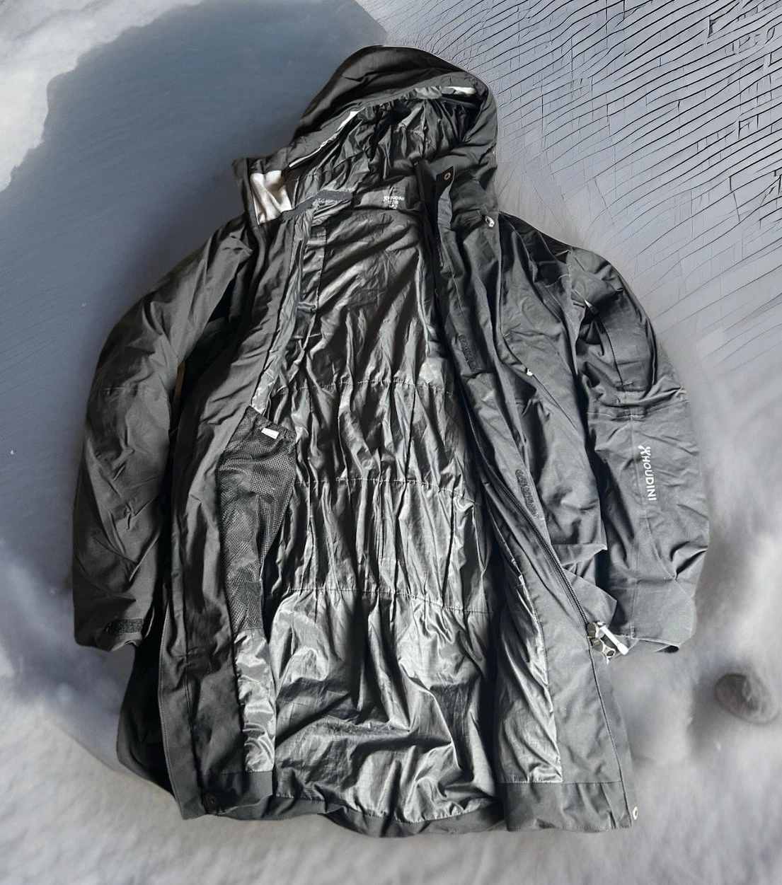 Houdini Spheric Parka Jacket Women’s Size Medium Black Outdoors Nature City