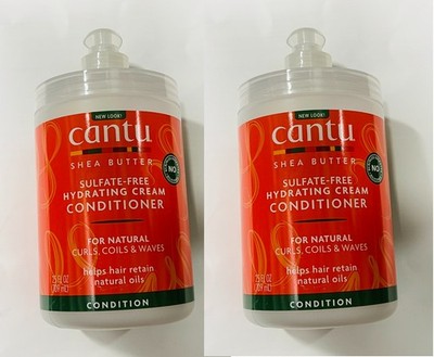 2 x Cantu Sheabutter Sulfatfrei Feuchtigkeitsspendender Conditioner 25oz.