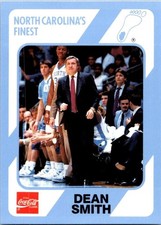 1989-90 Collegiate Collection/Coca-Cola North Carolina's - Dean Smith 