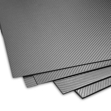 300x400 Matte 3k Twill Carbon Fiber Sheet 1.0 Mm Thick Plate Material Panel