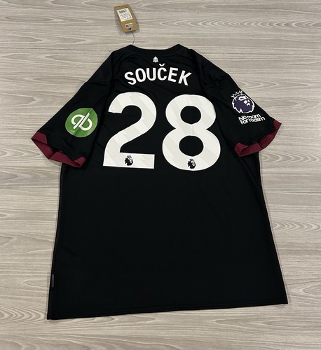 Kappa 2024/25 West Ham United Tomas Soucek #28 Home Soccer Jersey Men’s Size XL