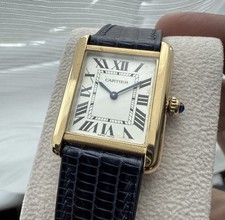 Cartier Tank Solo 24mm  18k Yellow Gold 3168  2018 W5200002
