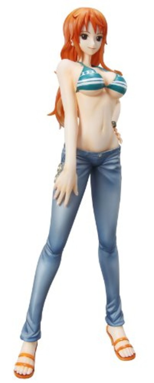 P.O.P Portrait.Of.Pirates One Piece Sailing Again Nami 1/8 PVC,Megahouse Figure