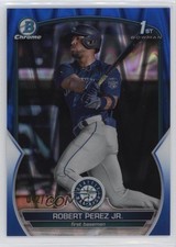 2023 Bowman Chrome Prospects Blue RayWave Refractor 42/150 Robert Perez Jr b9e