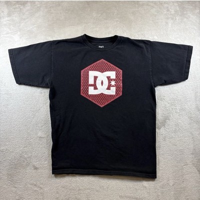 Vintage DC Shoes Men s M Faded Black Skate T Shirt Grunge Y2K Skate Surf #2146