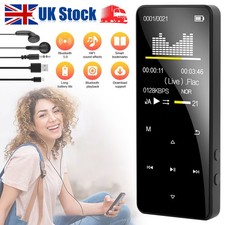 Bluetooth Support 128GB MP4 MP3 Lossless Music Player FM Radio Recorder Sport~