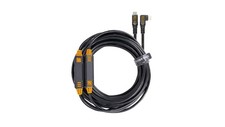 Tether Tools TetherPro USB-C to USB-C, 31' 9.4m , Straight to Right Angle Ca...