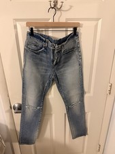 Saint Laurent Paris men  s Light Blue Denim Jeans Size 31