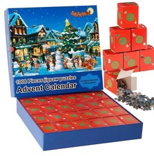 Adventskalender Puzzle 1008 Teile jigsaw Advent Kalender Weihnachtspuzzle