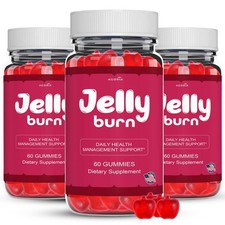  3 Pack Jelly Burn Advanced Weight Management Gummies, JellyBurn Gummies