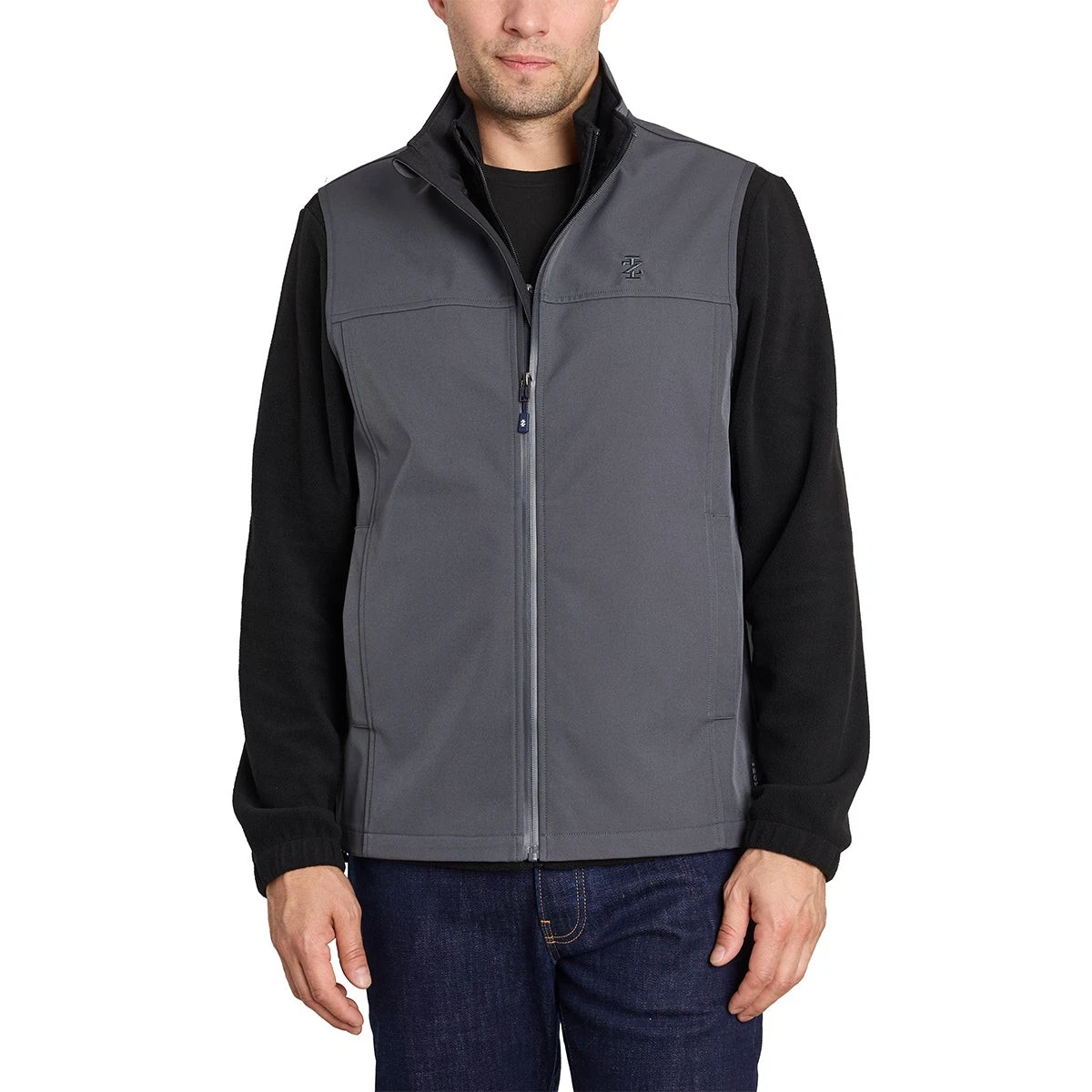 IZOD MEN'S SOFTSHELL VEST, SIZE LARGE - IRON GATE
Opens in a new window or tab
