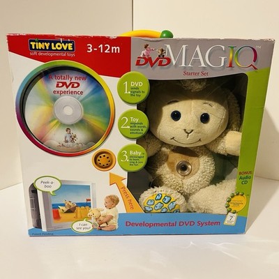 New 2005 Tiny Love MagIQ DVD Lamb Plush 3-12 Month Developmental Interactive Toy