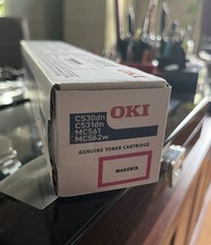 Genuine OEM OKI 44469720 High Capacity Magenta Toner Cartridge C530dn C531dn NEW