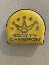 Titleist Scotty Cameron Design Yellow Milled Putter Head Cover Golf Right Hand