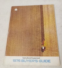 International Harvester 1976 Farm Equipment Buyers Guide 80 Pg Good Used Tractor