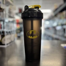 DC Batman Bruce Wayne Shaker W/Mixing Rod and Coil  24oz *New* FREE SHIPPING!!