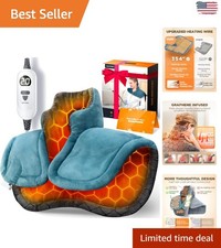 Graphene-Infused Heating Pad: 3X Deeper Relief  6 Settings for Neck  Shoulders