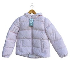 NWT Swiss Tech Kids Youth Puffer Coat Jacket L 10/12 Water Wind Resistant