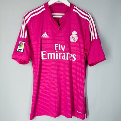 REAL MADRID 2014 2015 AWAY PINK FOOTBALL SHIRT JERSEY #7 RONALDO