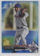 2017 Bowman Chrome Prospects Blue Refractor 33/150 Justin Dunn #BCP223 b2s