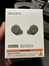 Sony WF-C710N Truly Wireless Noise-Cancelling Earbuds - Black - BRAND NEW SEALED