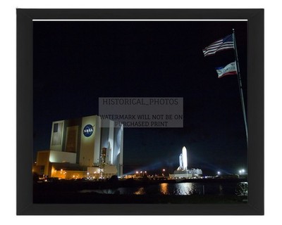 SPACE SHUTTLE ATLANTIS ROLLOUT TO LAUNCH PAD 39A MAY 2011 8X10 FRAMED PHOTO
