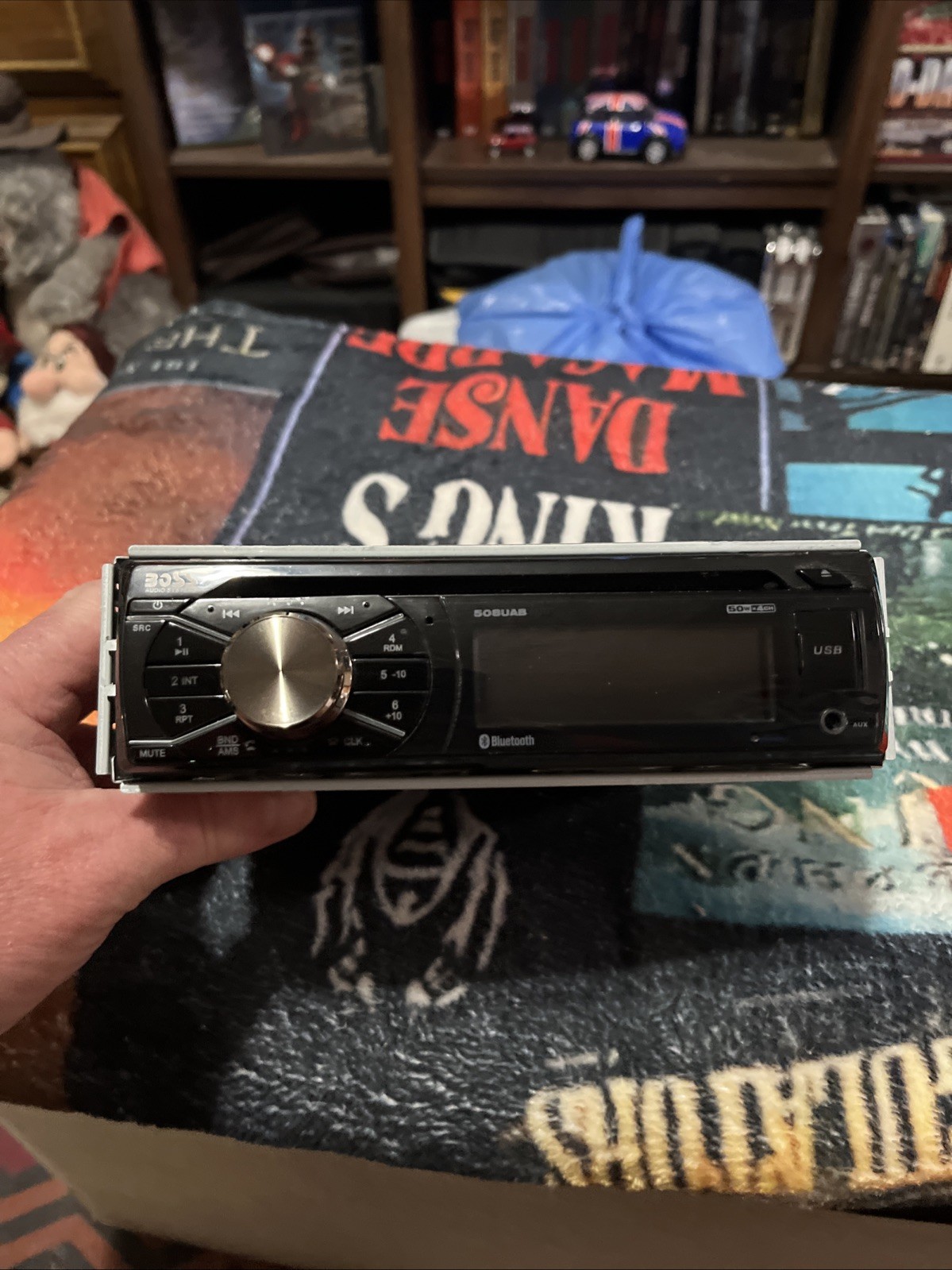 BOSS Audio Systems Model 508UAB Bluetooth CD AM/FM Used Work