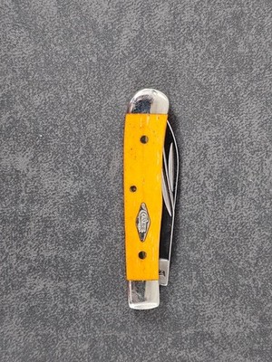 Case XX Tiny Trapper 62154W SS Orange Folding Knife | eBay