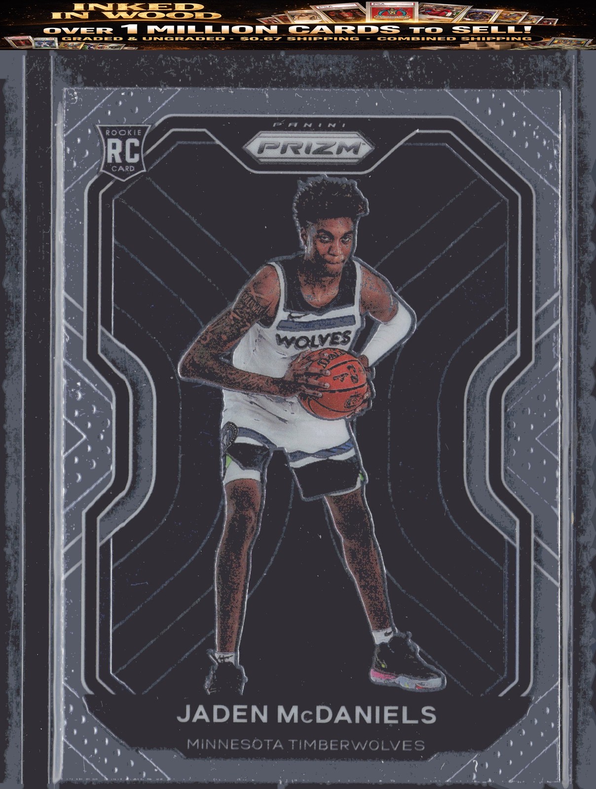 2020-21 Panini Prizm #277 Jaden McDaniels