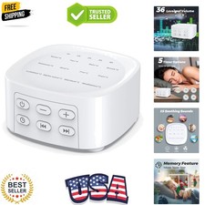 Sleep White Noise Sound Machines with 25 Soothing Sounds 36 Volume Levels 5 T...