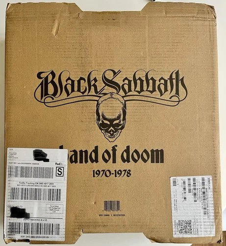 Black Sabbath Hand of Doom 1970-1978 Box Set Picture Disc Collection Sealed New