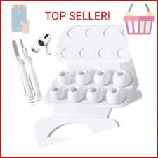 4 Pairs Replacement Ear Tips for AirPods Pro 2nd/1st Generation with Portable St