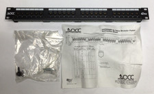 OCC DCC24B/GBASET21 Patch Panel, 24 Port Telco 568B new