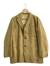 Pendleton Wool Houndstooth Tailored Jacket Camel Size M