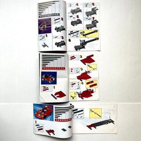 LEGO Lot 4 Vintage 1990s Technic Model Instructions Manuals & Box 8825 8815 8808