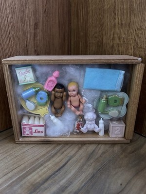 Happy Family Barbie Baby & Cradle