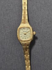Vintage Michele Women s Gold Tone Quartz Dres...