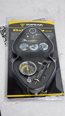 #ad Topeak Shuttle Gauge Tire Shock Air Pressure 300 PSI Presta Schrader TSUTG 03 $35.00