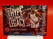 2025 Topps Chrome Darryn Peterson Blue Raywave Where Hype Legacy McDonald’s U