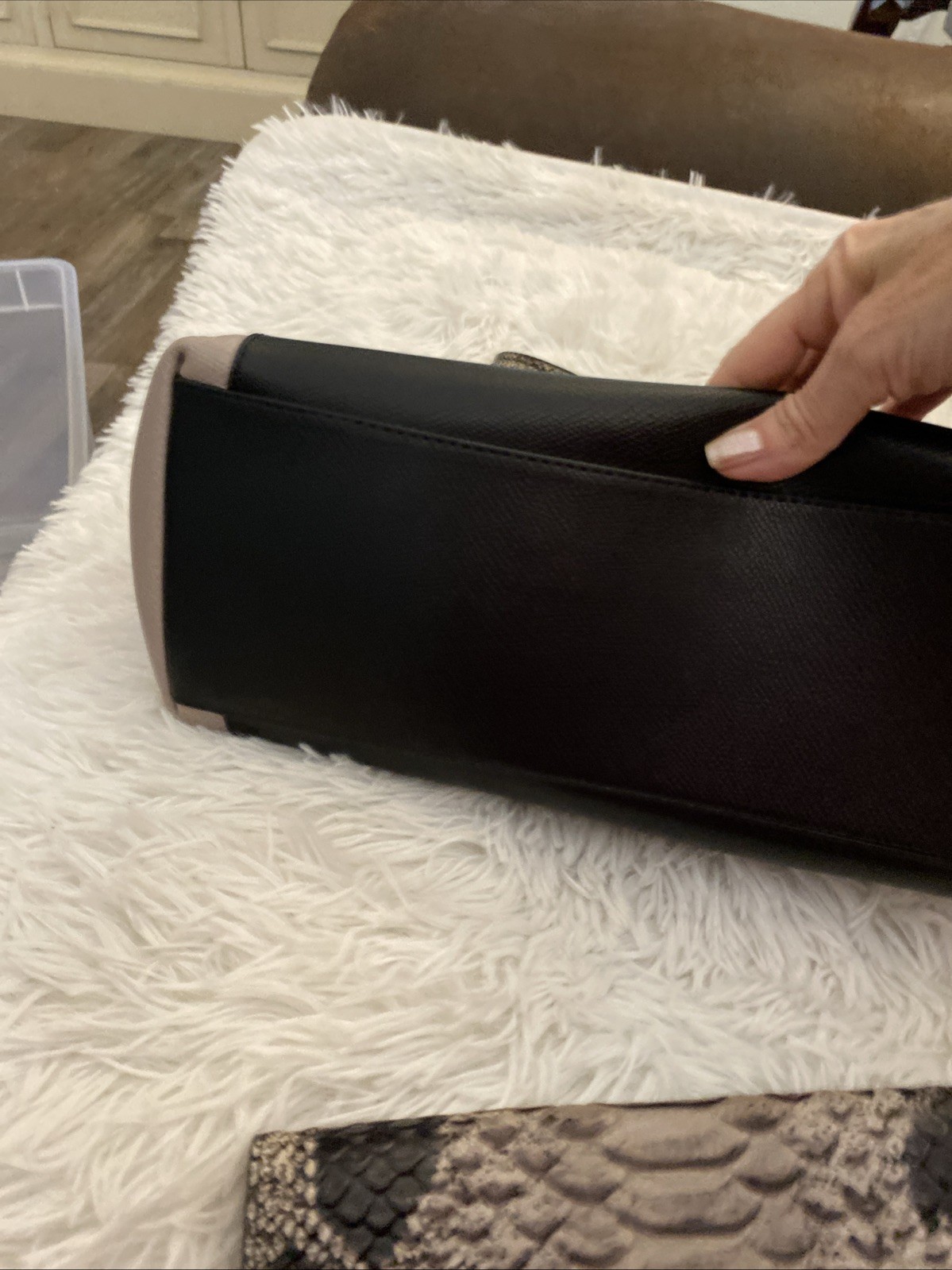 COACH Ava TWO TONED PYTHON LEATHER COOPER SATCHEL… - image 12