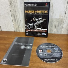 Soldier of Fortune Gold Edition (Sony PlayStation 2 2001) CIB Complete - Tested