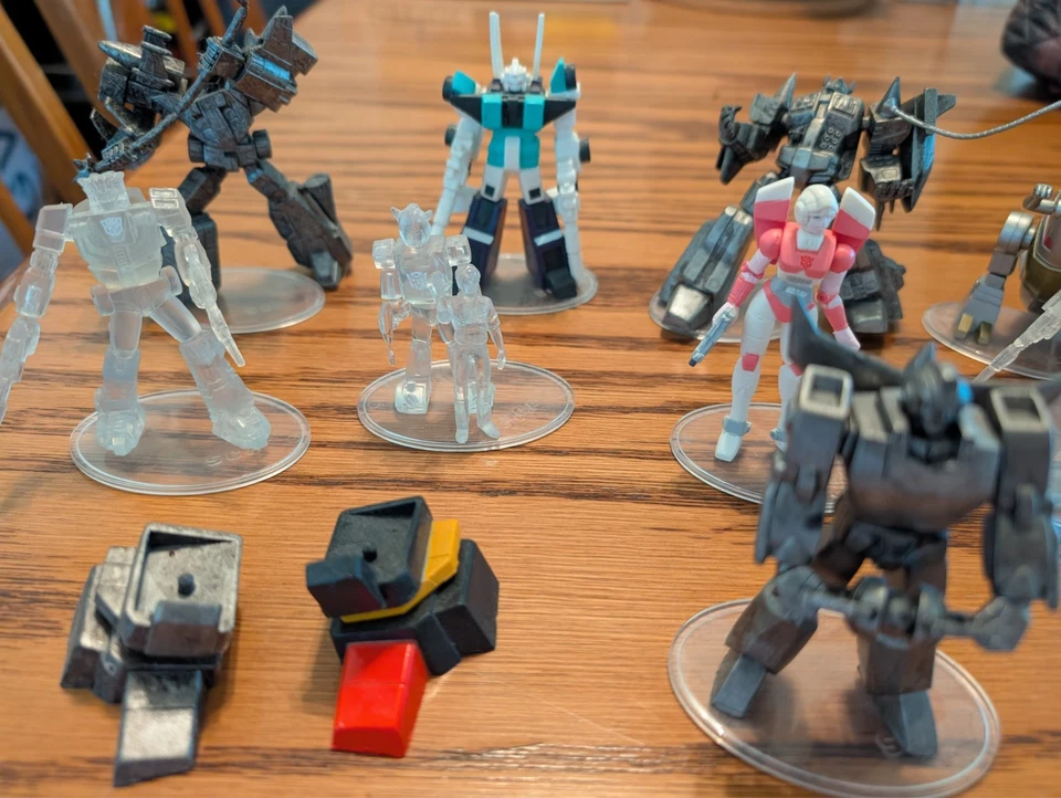 Transformers SCF Takara PVC Lot: Clear, Pewter, Painted, Metallic - Image 3 of 3