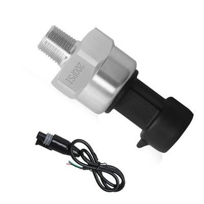 200 PSI Stainless Steel Thread Pressure Transmitter Sensor for Oil Tank